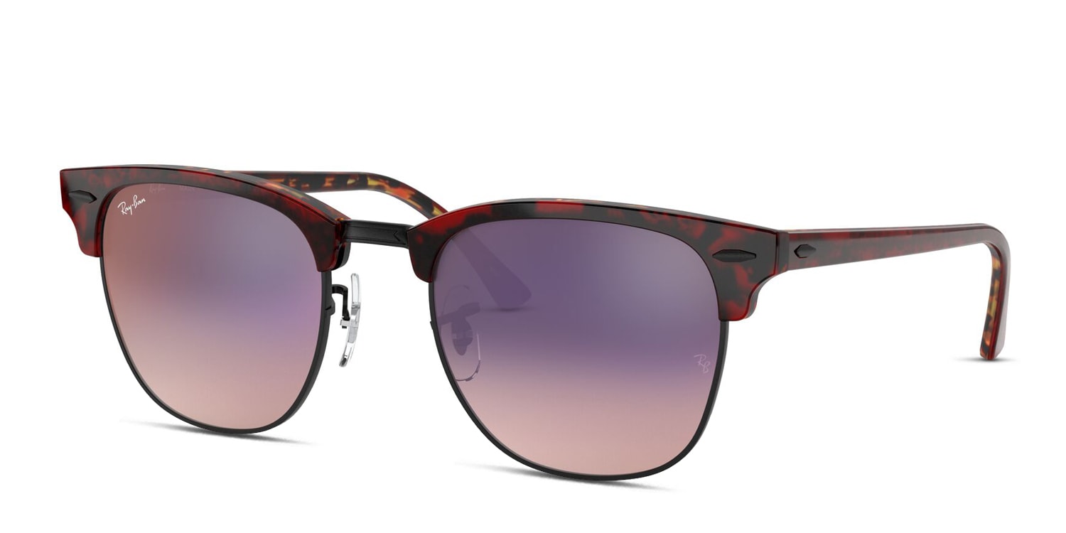 ray ban black round sunglasses