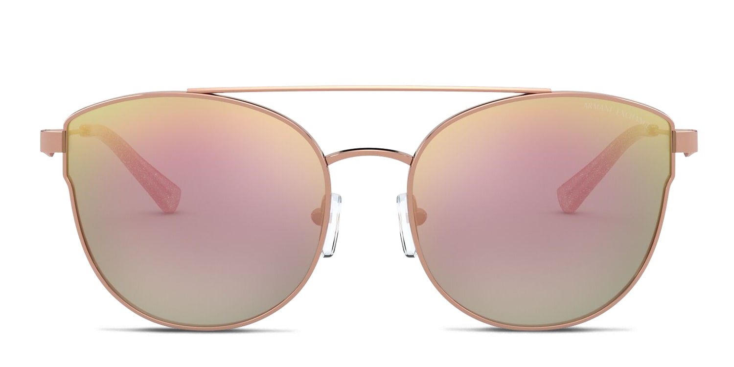 armani exchange glasses pink