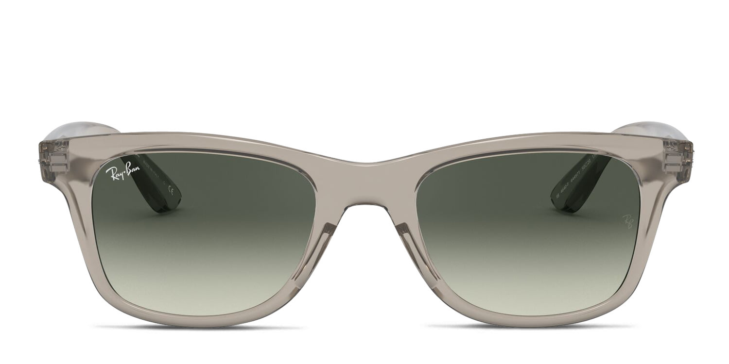 RayBan RB4640F (A) clear , gray frame with light grey gradient dark