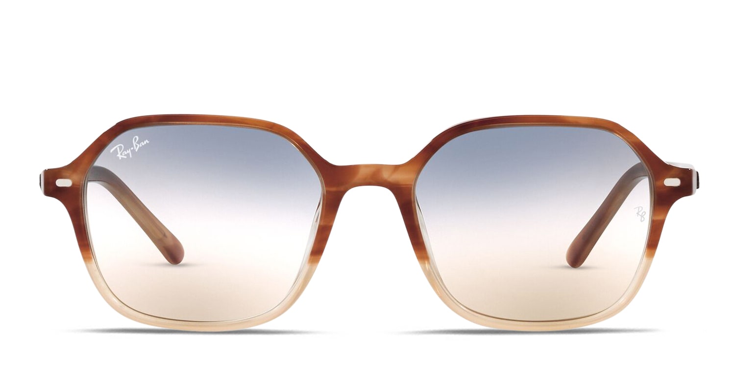 Ray-Ban RB2194 John brown , tortoise frame with clear gradient blue