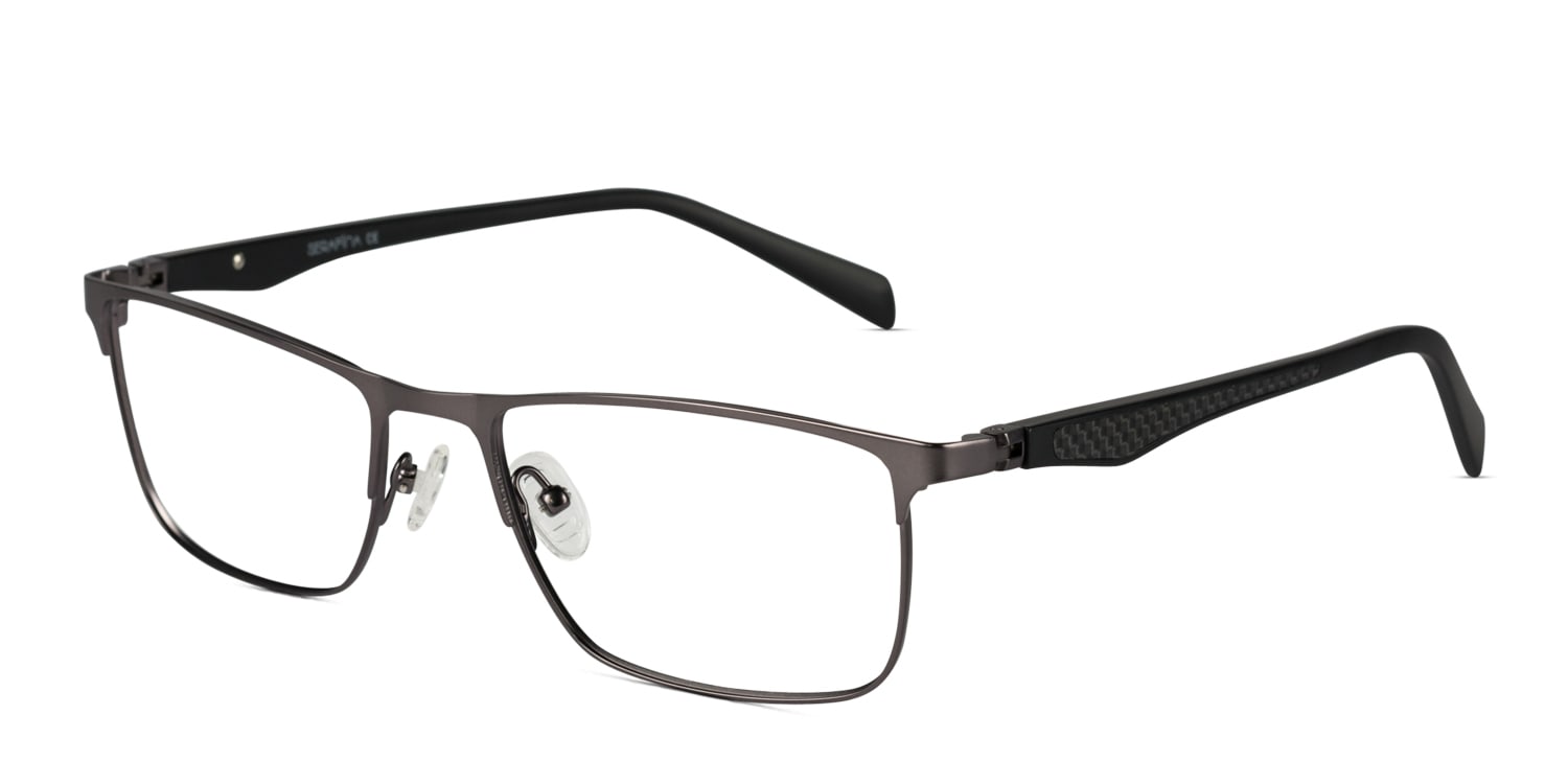 Carrow Gunmetal Prescription Eyeglasses