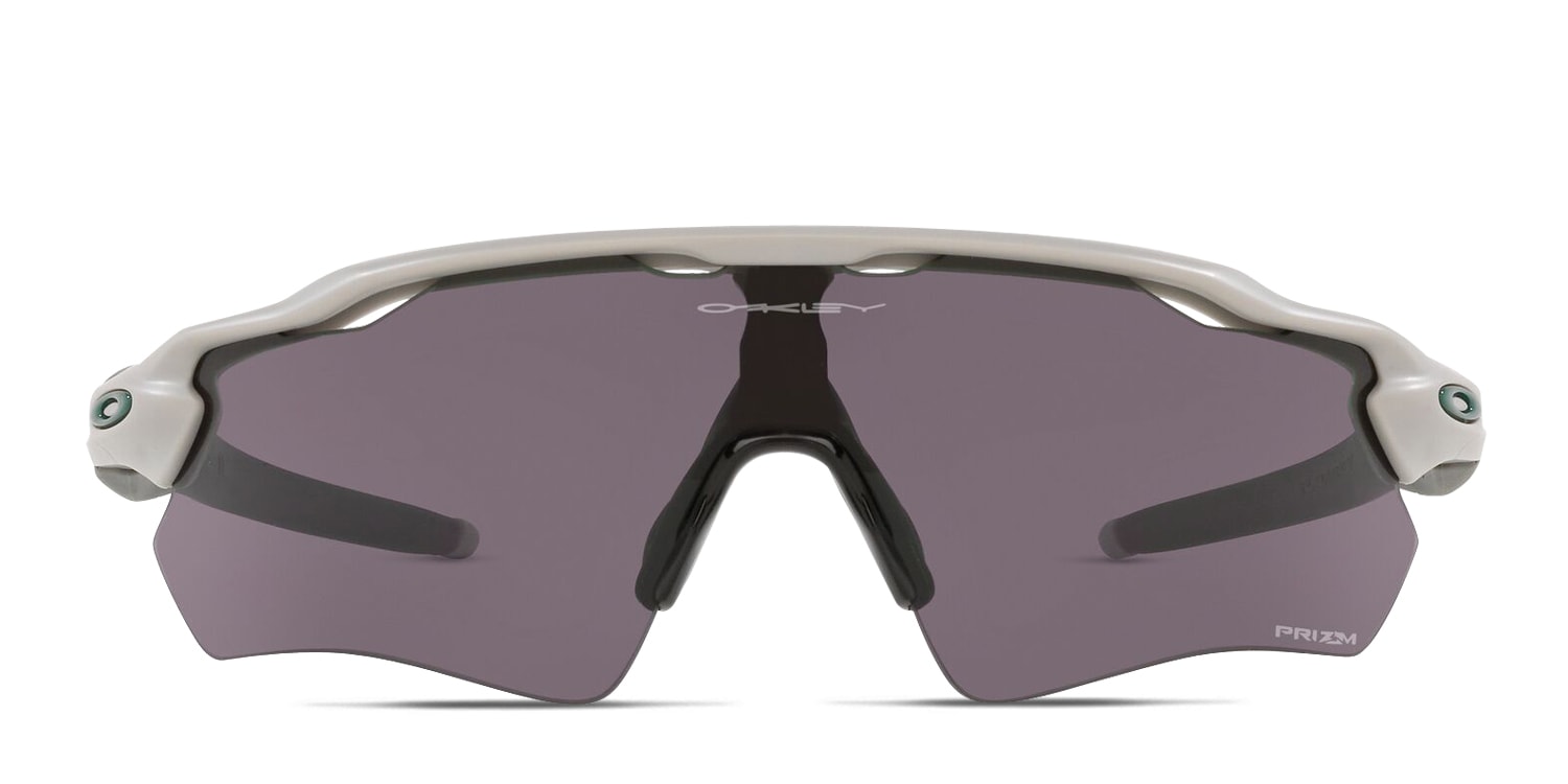 Oakley OO9208 Radar EV Path gray frame with PRIZM grey lenses. Lenses provide 100 UV protection.