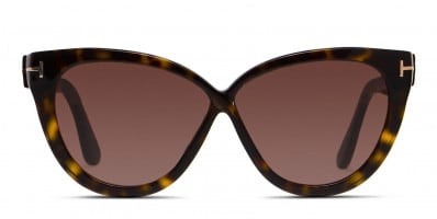 Tom Ford Celina Black w/Blue Prescription Sunglasses