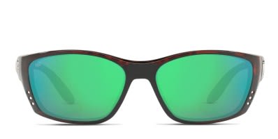 Costa Del Mar 6S9040 Harpoon black frame with green mirrored 580g lenses. Lenses provide 100 UV protection