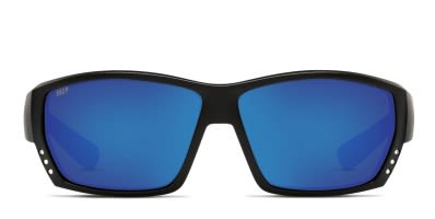 Costa Del Mar 6S9026 Half Moon Shiny Black, Blue