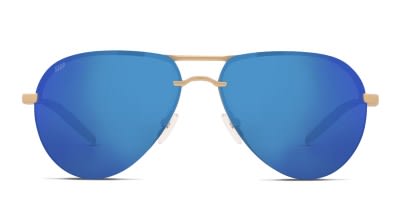 Costa Del Mar 6S6002 Canaveral silver frame with blue mirrored 580g lenses. Lenses provide 100 UV protection