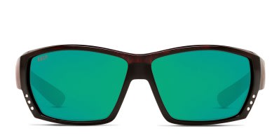 Costa Del Mar 6S9022 Permit tortoise frame with green mirrored