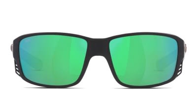 Costa Del Mar Fantail Pro Black Green Prescription Sunglasses 50 Off Lenses