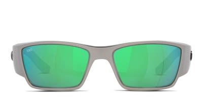 Costa Del Mar Sunglasses Pescador 55 17 140 Net Light Gray Green Mirror 580G