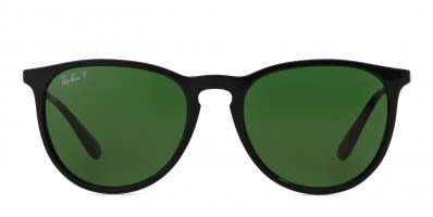 Ray-Ban 4171 Erika Black w/Green Prescription Sunglasses - 50% Off