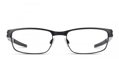 0626　BK Oakley™ Steel Plate OX3222 Rectangle Eyeglasses | EyeOns.com