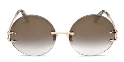 サングラス Chloe Chloe - CH0071S - 003 (CH0071S 003 GOLD GOLD RED) Chloe CH0071S 003 | Women Sunglasses | Vytria Eyewear