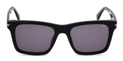 Lacoste L848S black frame with smoke lenses. Lenses provide 100
