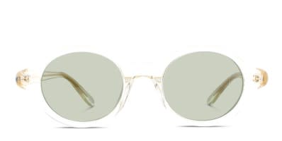 Loewe SLIM Men Sunglasses Beige Transparent Yellow Green Square LW40163I 57N Loewe LW40163I 57N Sunglasses Transparent Yellow Square main image 4