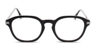 Muse Darian Black w/Clip-on Prescription Eyeglasses