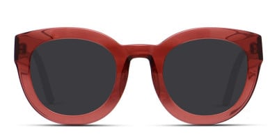 Muse Danita Red Prescription Sunglasses - 50% Off Lenses
