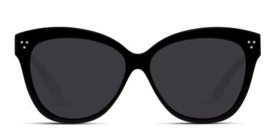 Muse Danita Shiny Black Prescription Sunglasses - 50% Off Lenses