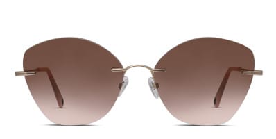 Liu Jo LJ709S black pink frame with brown lenses. Lenses provide 100 UV protection