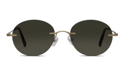 Yoji Haruto Gold Prescription Sunglasses - 50% Off Lenses