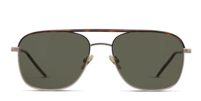 Gucci GG0351S Brown Glitter Gold Sunglasses