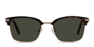 Brooks Brothers BB4021 Black , Green Prescription Sunglasses - 50