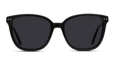 Karen Walker Harvest Hybrid Shiny Black Prescription Sunglasses