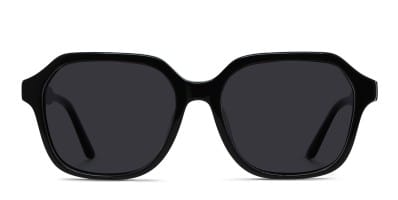 Karen Walker Harvest Hybrid Shiny Black Prescription Sunglasses