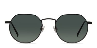 Yoji Osaka Gunmetal, Black Prescription Sunglasses - 50% Off Lenses
