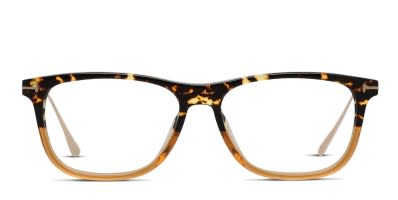 Tom Ford TF5535-B Brown/Pattern Prescription Eyeglasses