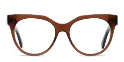 Jimmy Choo JC136 Clear Brown Prescription Eyeglasses