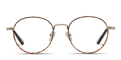 Ray-Ban RX3447V Round Metal Brown/Bronze Eyeglasses | Includes