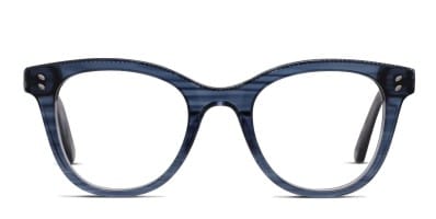 Jimmy Choo JC176 Blue/Glitter Prescription Eyeglasses