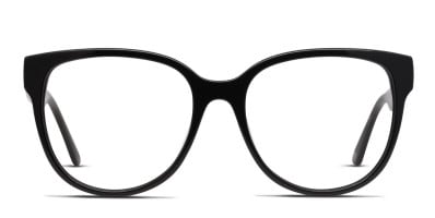 Muse Eloquence Shiny Black Eyeglasses | Includes FREE Rx Lenses