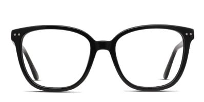Muse Makayla Shiny Black Eyeglasses | Includes FREE Rx Lenses