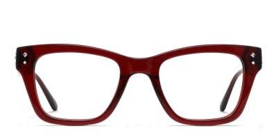 Givenchy GV0040 Clear Red Eyeglasses | Includes FREE Rx Lenses