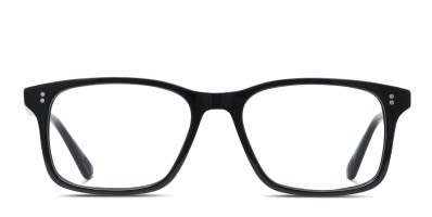 Pentax Classic 56 Shiny Black Eyeglasses | Includes FREE Rx Lenses