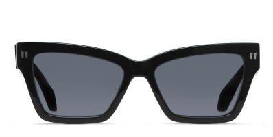 Quay Cat Eye Confidential Shiny Black Sunglasses Quay Confidential Shiny Black Sunglasses Online main image 3