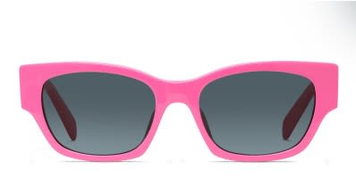 ?️ New Celine CL40010U 75V Sunglasses - Fuchsia Frame, Grey Lenses Celine CL40010U Purple Prescription Sunglasses - 50% Off Lenses main image 4