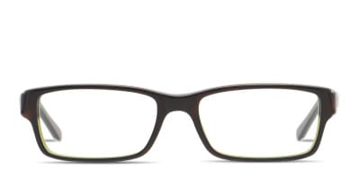 Rene ルネ Revel Rene Matte Black w/Orange Prescription Eyeglasses