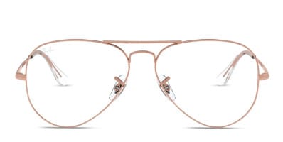 Ottoto Finezzio Rose Gold w/Clip-on Prescription Eyeglasses