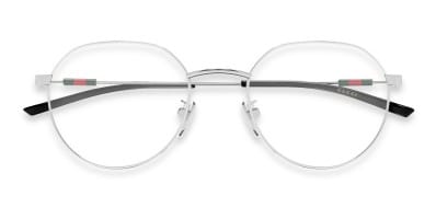 Gucci GG1710O Gray, Clear Prescription Eyeglasses