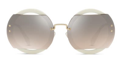 Miu Miu MU 03QV Black w/Clear Prescription Eyeglasses