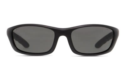 Oakley OO9039 Straight Jacket black frame with grey polarized lenses. Lenses provide 100 UV protection