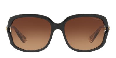 Coach HC8160 Tortoise w/Brown Prescription Sunglasses - 50