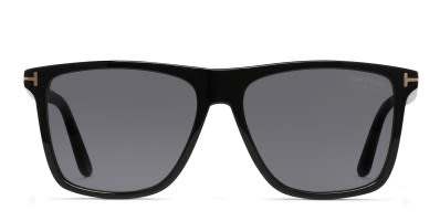 TOM FORD TF588 ブラック サングラス Tom Ford TF588 Max-02 Shiny Black/Gold Prescription Sunglasses