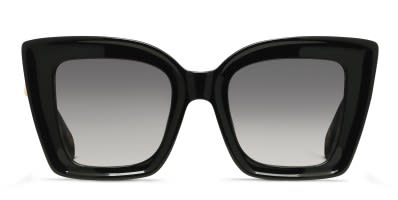 Gucci GG0116S Shiny Black, Glitter Prescription Sunglasses - 50