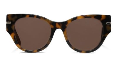 Moschino 長方形フレムサンクラス MOS032S B3V Moschino - Allover Logo Sunglasses - Black - Moschino