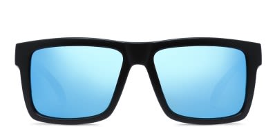 Oakley Straightlink Prizm Shiny Black/Blue Prescription Sunglasses