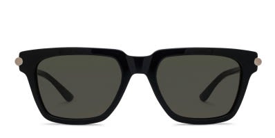 Alexander McQueen AM0505S Shiny Black Prescription Sunglasses