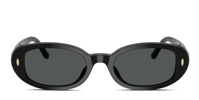Le Specs Outta Love Shiny Black Prescription Sunglasses - 50% Off